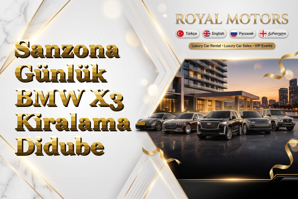 Sanzona Günlük BMW X3 Kiralama - Didube