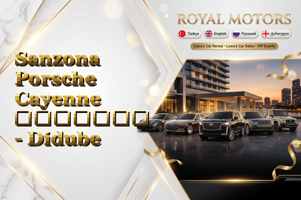Sanzona Porsche Cayenne გაყიდვა - Didube