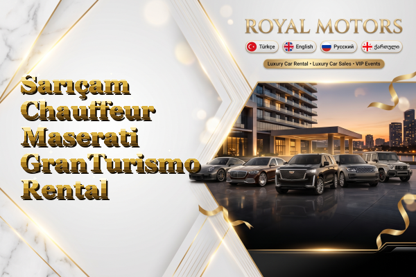 Sarıçam Chauffeur Maserati GranTurismo Rental