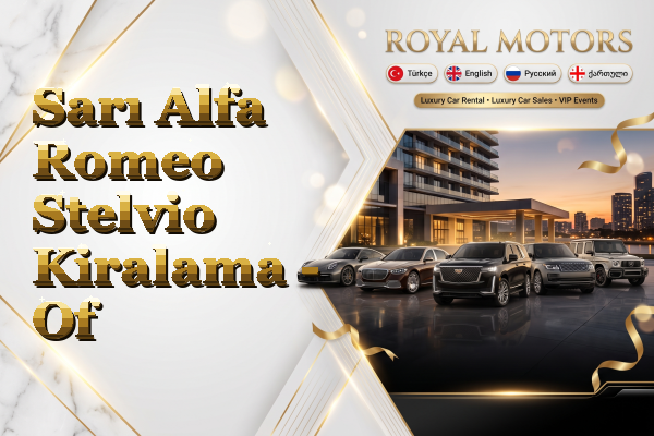Sarı Alfa Romeo Stelvio Kiralama - Of