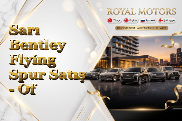Sarı Bentley Flying Spur Satış - Of