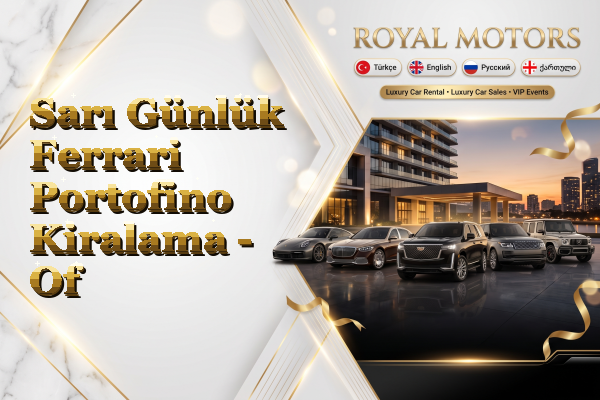 Sarı Günlük Ferrari Portofino Kiralama - Of