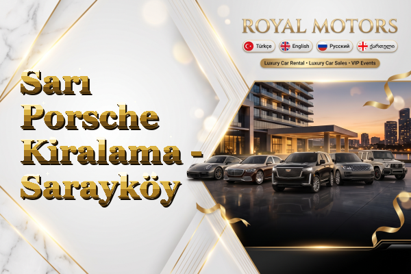Sarı Porsche Kiralama - Sarayköy