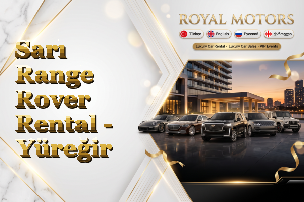 Sarı Range Rover Rental - Yüreğir
