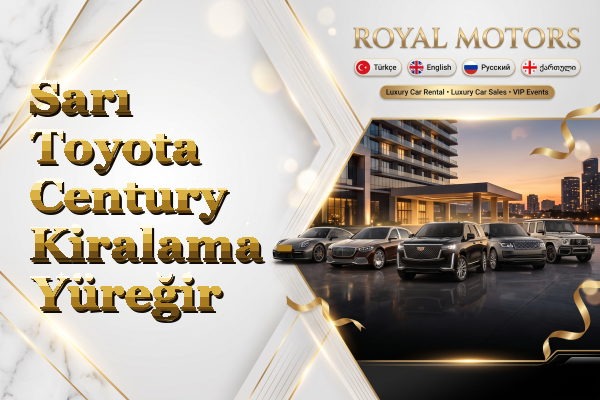 Sarı Toyota Century Kiralama - Yüreğir