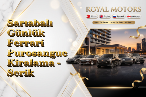 Sarıabalı Günlük Ferrari Purosangue Kiralama - Serik