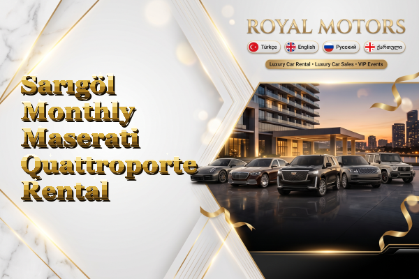 Sarıgöl Monthly Maserati Quattroporte Rental