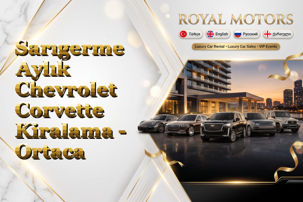 Sarıgerme Aylık Chevrolet Corvette Kiralama - Ortaca