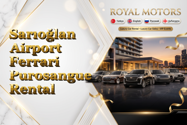 Sarıoğlan Airport Ferrari Purosangue Rental