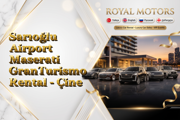 Sarıoğlu Airport Maserati GranTurismo Rental - Çine
