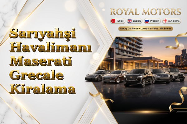 Sarıyahşi Havalimanı Maserati Grecale Kiralama