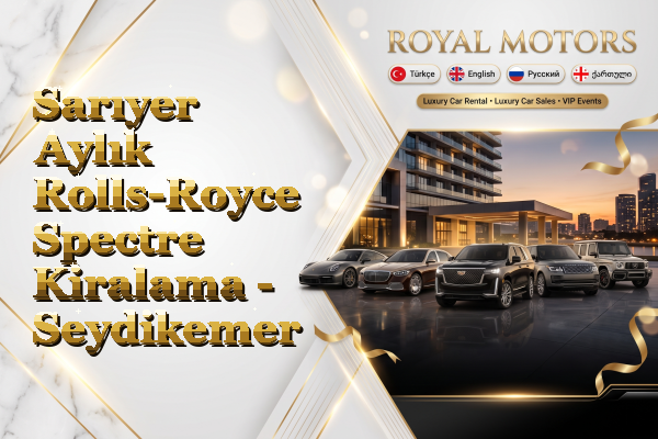 Sarıyer Aylık Rolls-Royce Spectre Kiralama - Seydikemer