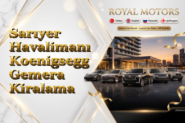 Sarıyer Havalimanı Koenigsegg Gemera Kiralama