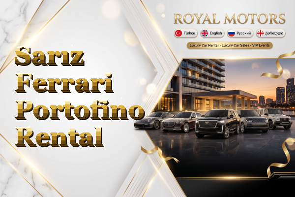Sarız Ferrari Portofino Rental