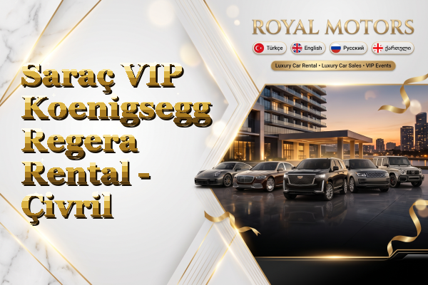 Saraç VIP Koenigsegg Regera Rental - Çivril
