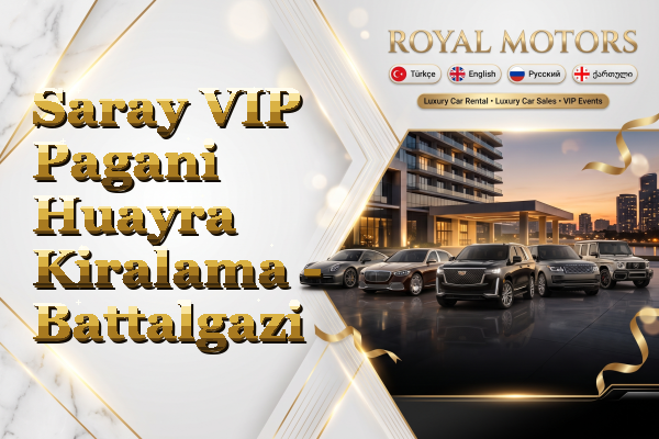Saray VIP Pagani Huayra Kiralama - Battalgazi