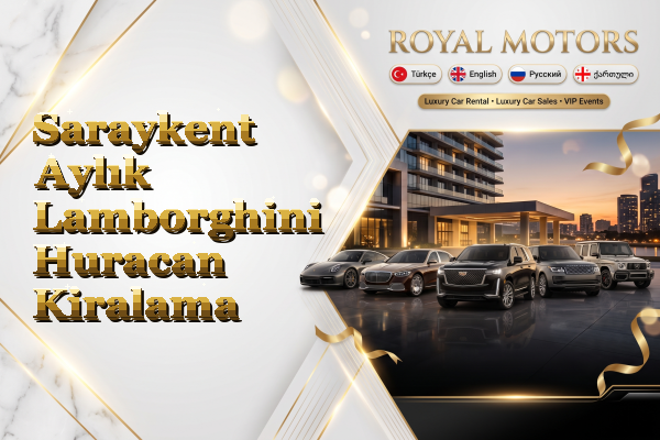Saraykent Aylık Lamborghini Huracan Kiralama