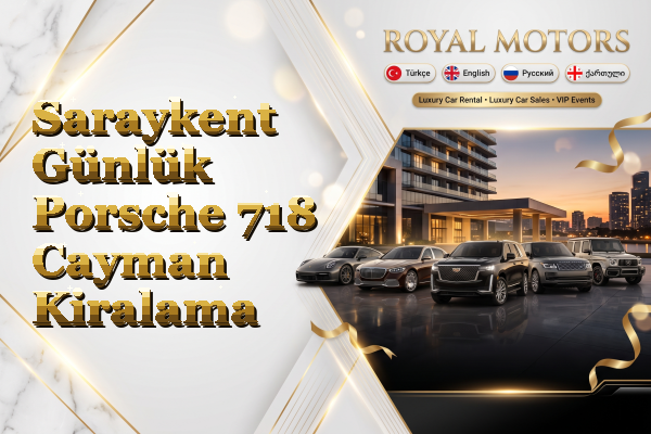 Saraykent Günlük Porsche 718 Cayman Kiralama