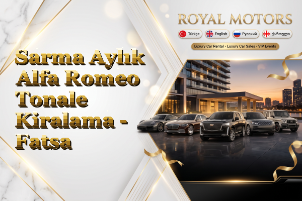Sarma Aylık Alfa Romeo Tonale Kiralama - Fatsa