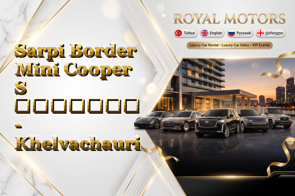 Sarpi Border Mini Cooper S გაყიდვა - Khelvachauri