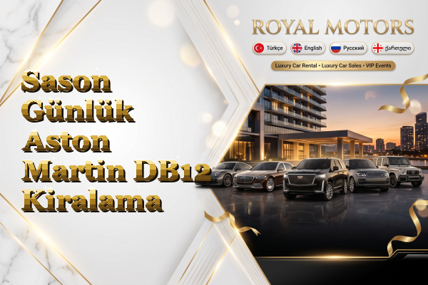 Sason Günlük Aston Martin DB12 Kiralama