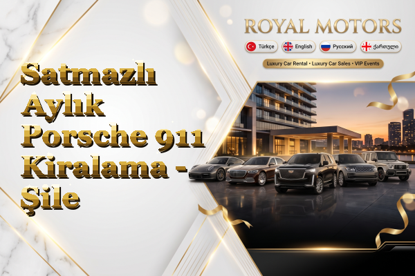 Satmazlı Aylık Porsche 911 Kiralama - Şile