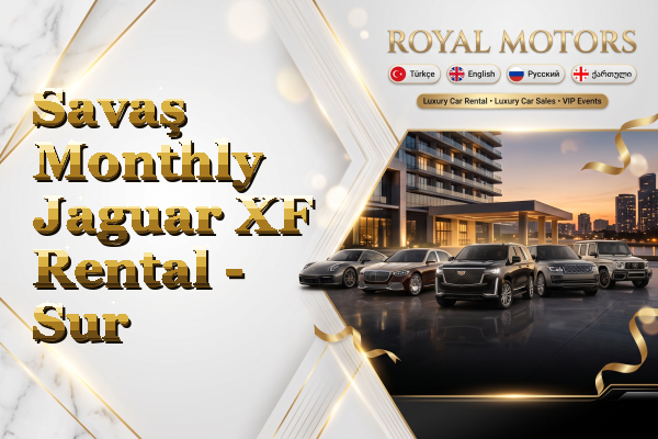 Savaş Monthly Jaguar XF Rental - Sur