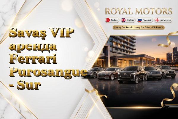 Savaş VIP аренда Ferrari Purosangue - Sur