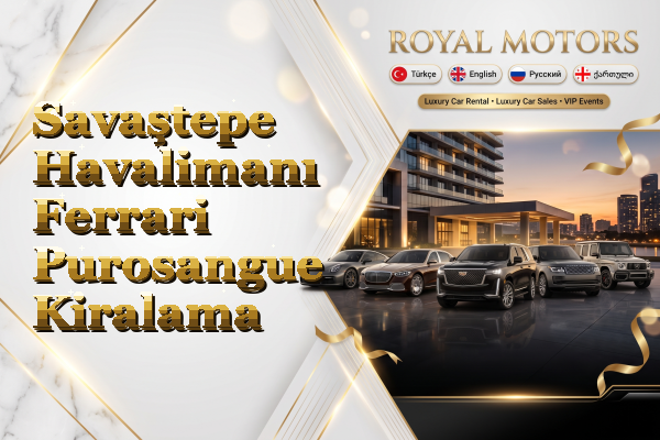 Savaştepe Havalimanı Ferrari Purosangue Kiralama
