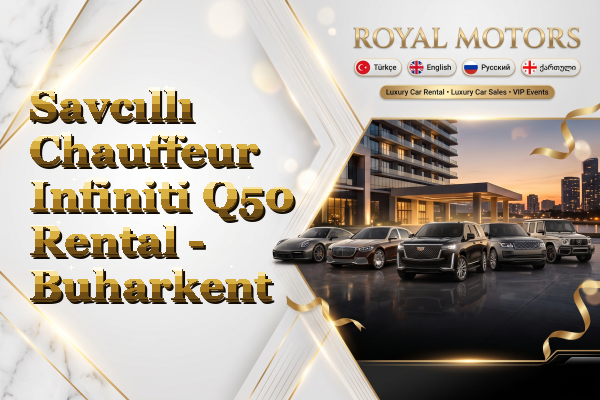 Savcıllı Chauffeur Infiniti Q50 Rental - Buharkent