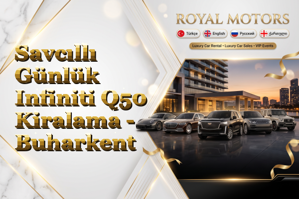 Savcıllı Günlük Infiniti Q50 Kiralama - Buharkent