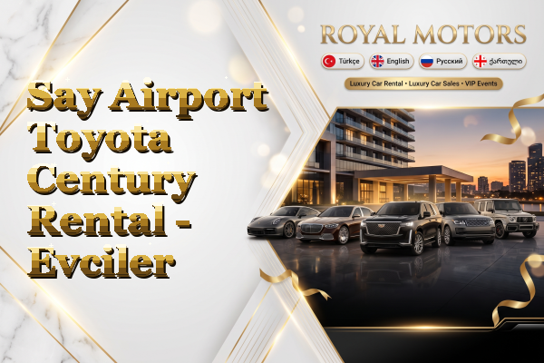 Say Airport Toyota Century Rental - Evciler