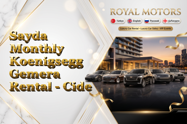 Sayda Monthly Koenigsegg Gemera Rental - Cide
