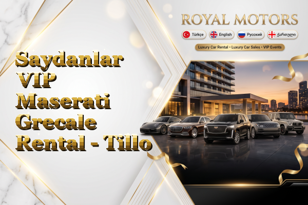 Saydanlar VIP Maserati Grecale Rental - Tillo