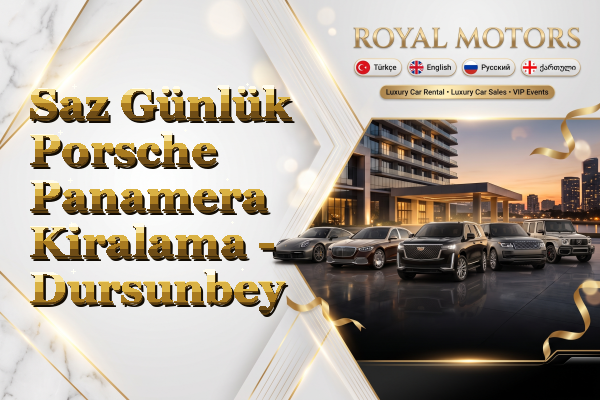 Saz Günlük Porsche Panamera Kiralama - Dursunbey