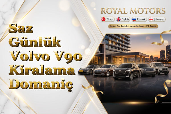 Saz Günlük Volvo V90 Kiralama - Domaniç