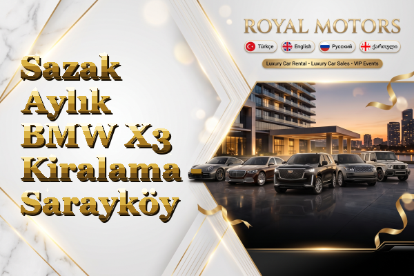 Sazak Aylık BMW X3 Kiralama - Sarayköy