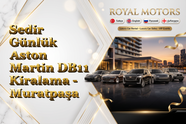 Sedir Günlük Aston Martin DB11 Kiralama - Muratpaşa