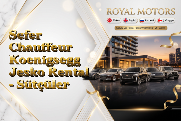 Sefer Chauffeur Koenigsegg Jesko Rental - Sütçüler