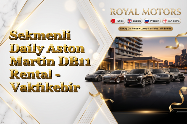 Sekmenli Daily Aston Martin DB11 Rental - Vakfıkebir