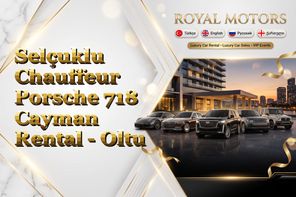 Selçuklu Chauffeur Porsche 718 Cayman Rental - Oltu