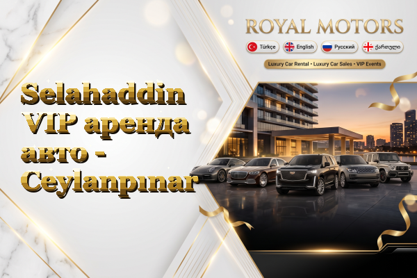 Selahaddin VIP аренда авто - Ceylanpınar