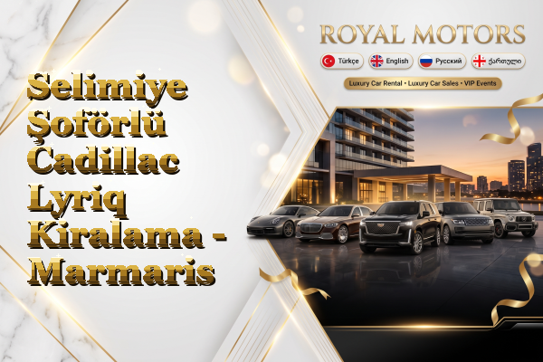 Selimiye Şoförlü Cadillac Lyriq Kiralama - Marmaris