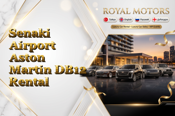 Senaki Airport Aston Martin DB12 Rental