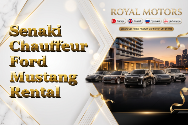 Senaki Chauffeur Ford Mustang Rental