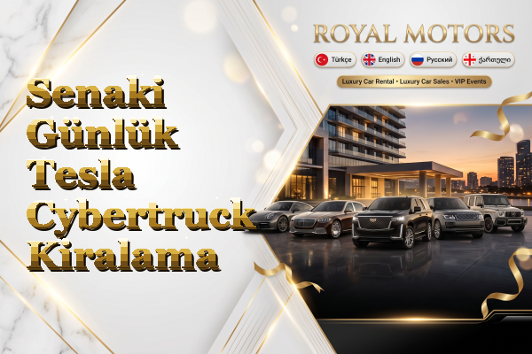 Senaki Günlük Tesla Cybertruck Kiralama