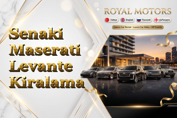 Senaki Maserati Levante Kiralama