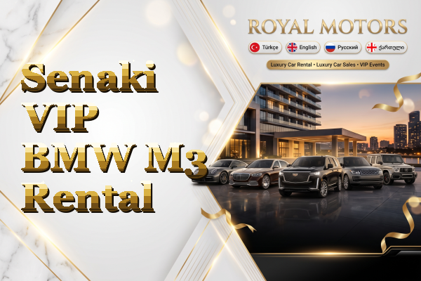 Senaki VIP BMW M3 Rental