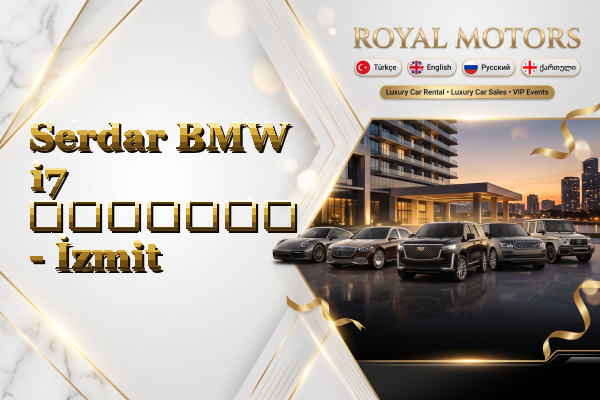 Serdar BMW i7 გაყიდვა - İzmit