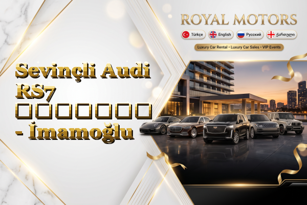Sevinçli Audi RS7 გაყიდვა - İmamoğlu